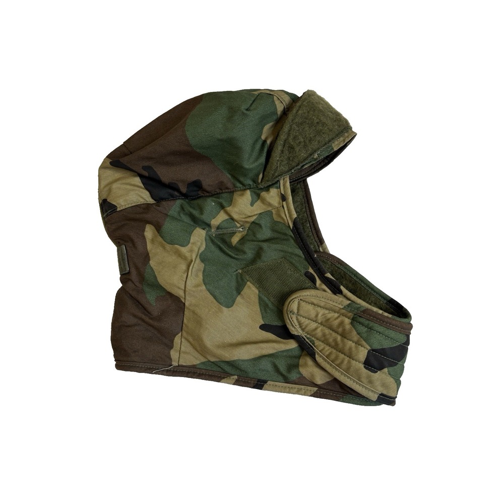US Military Camo Cap Cold Weather Insulated Helmet Liner Woodland Camo 7